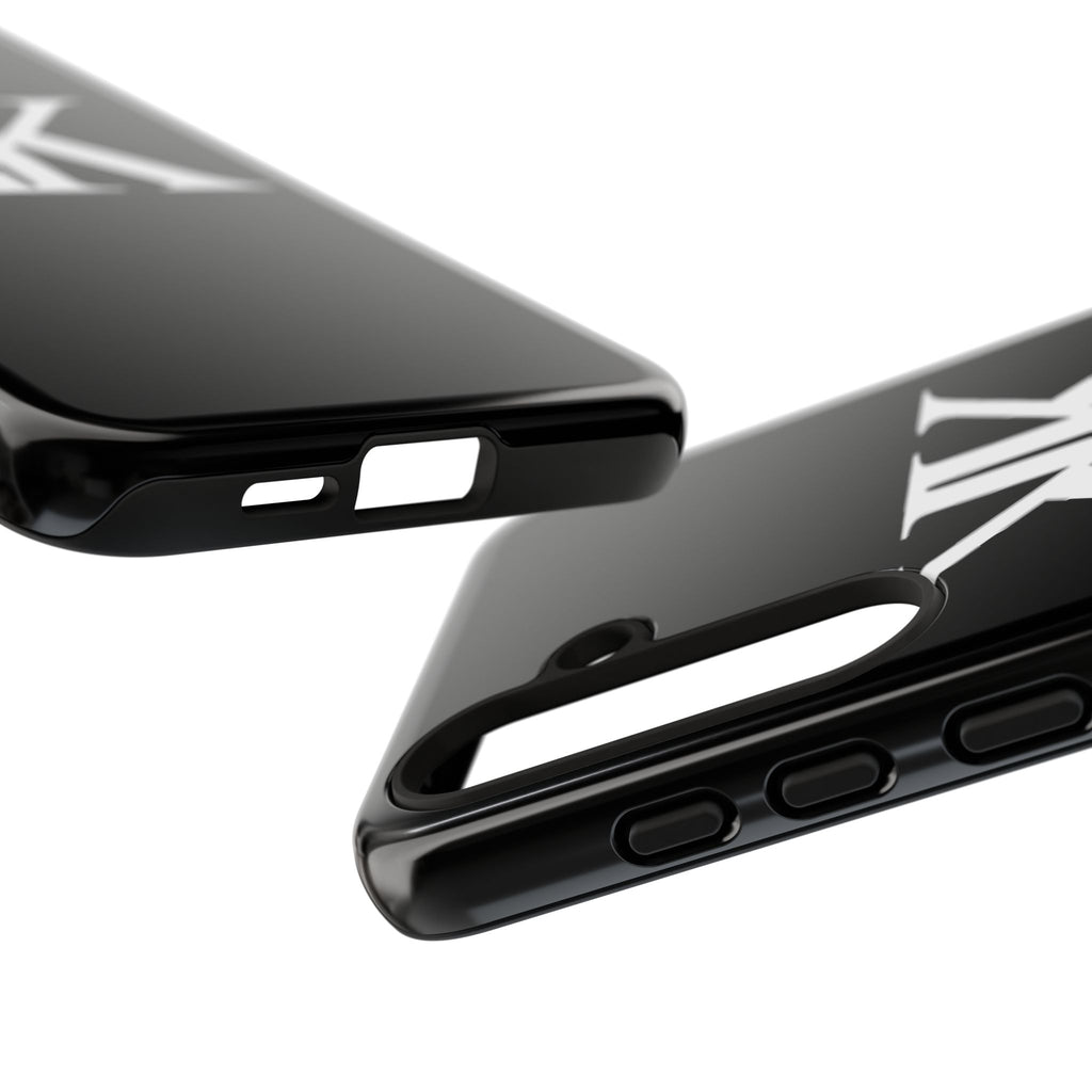 Monogram KK Phone Case BLACK — Tough Protective iPhone Cover