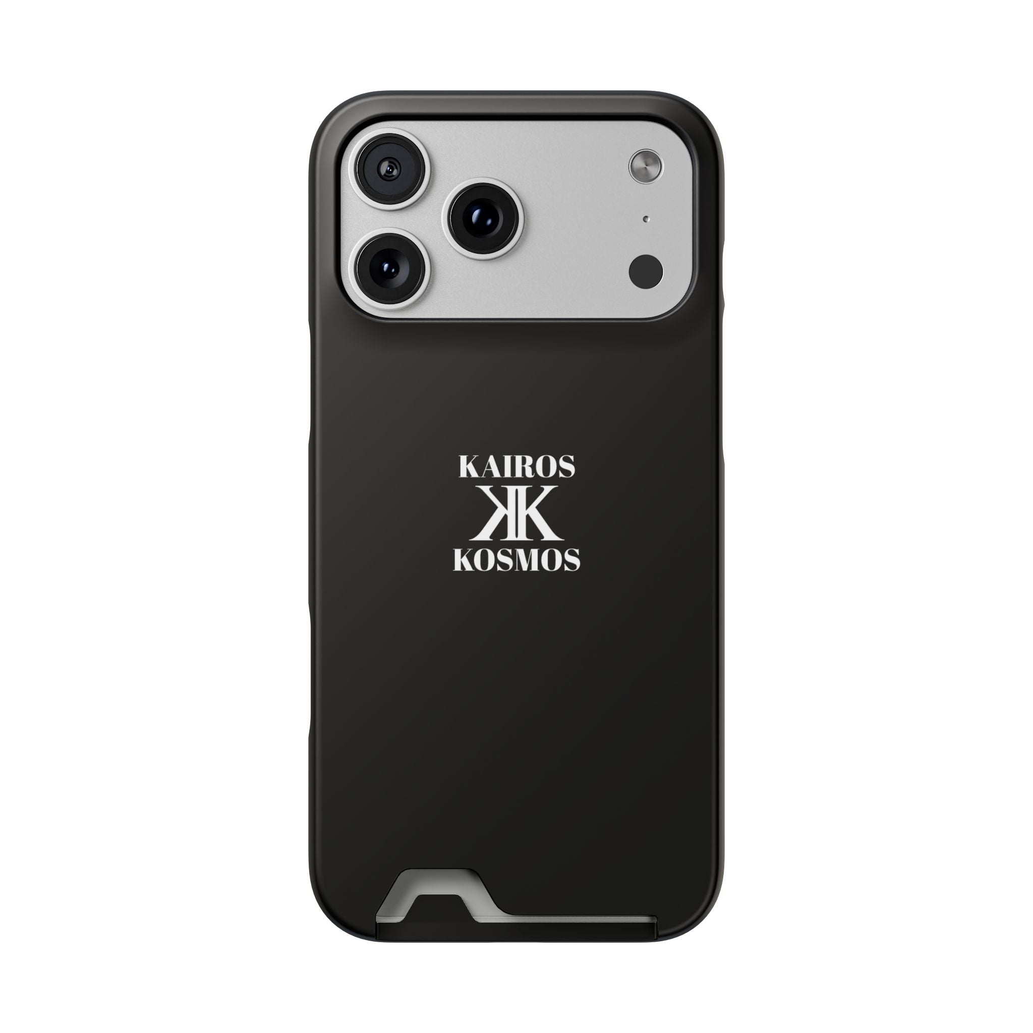 Kairos Kosmos BLACK Cardholder Phone Case — Slim Protective Wallet Case
