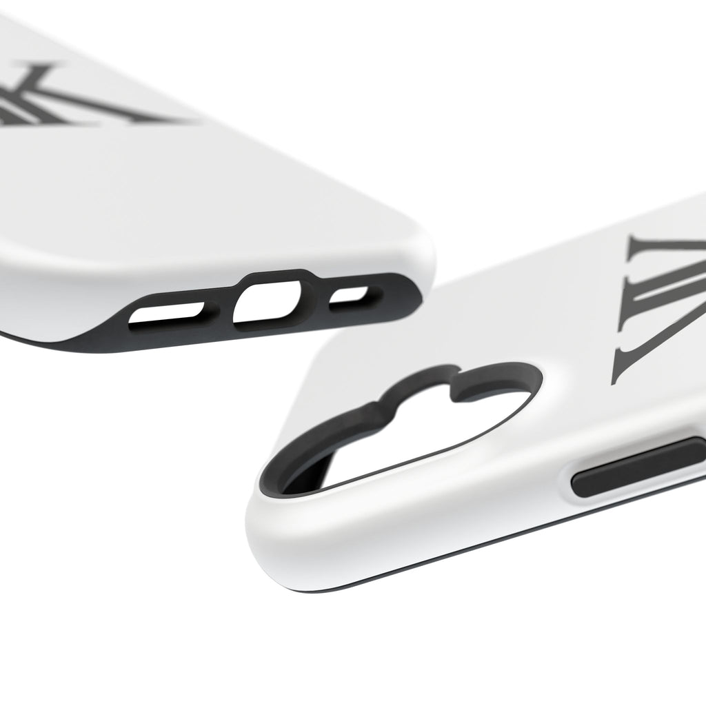 Magnetic Impact-Resistant Case with Bold KK Monogram