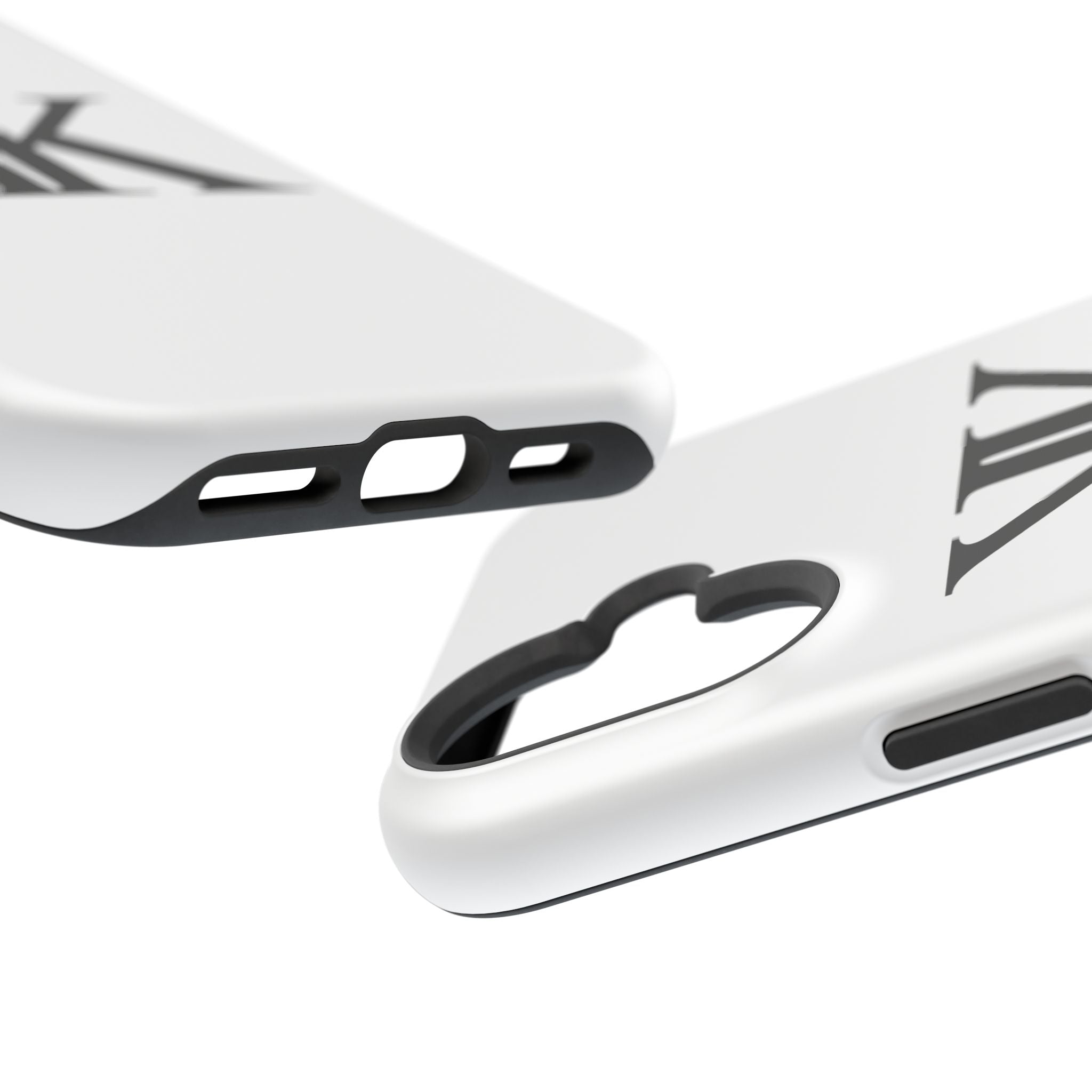Magnetic Impact-Resistant Case with Bold KK Monogram