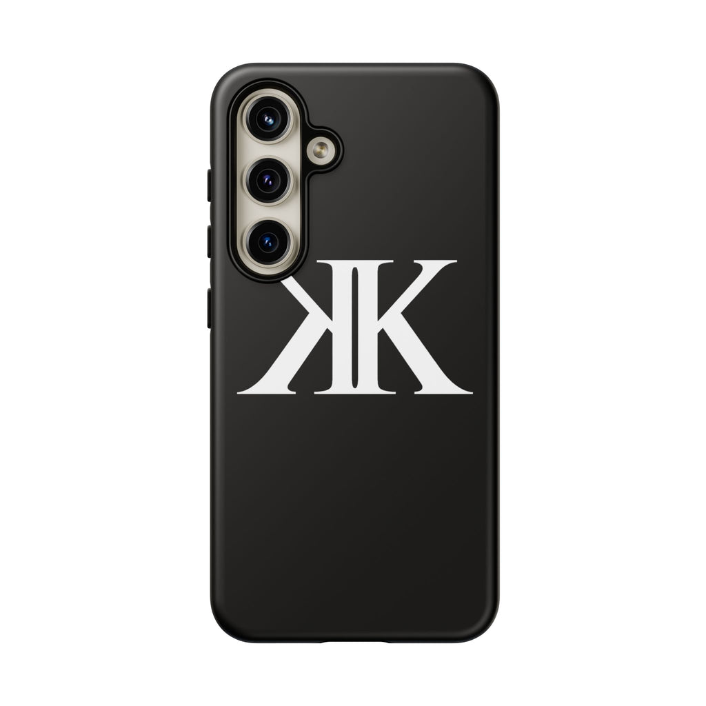 Monogram KK Phone Case BLACK — Tough Protective iPhone Cover