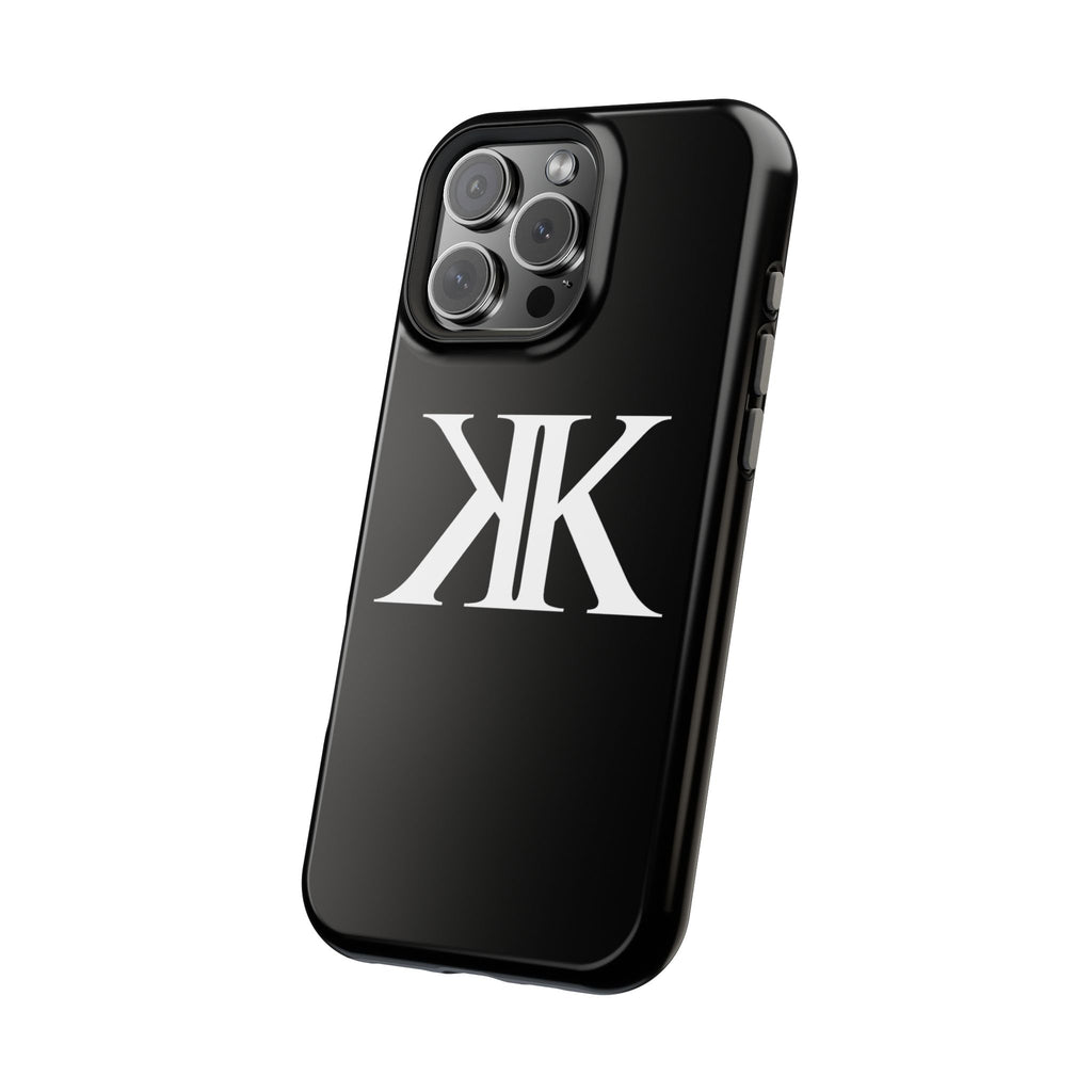 Magnetic Impact-Resistant BLACK Case with Bold KK Monogram