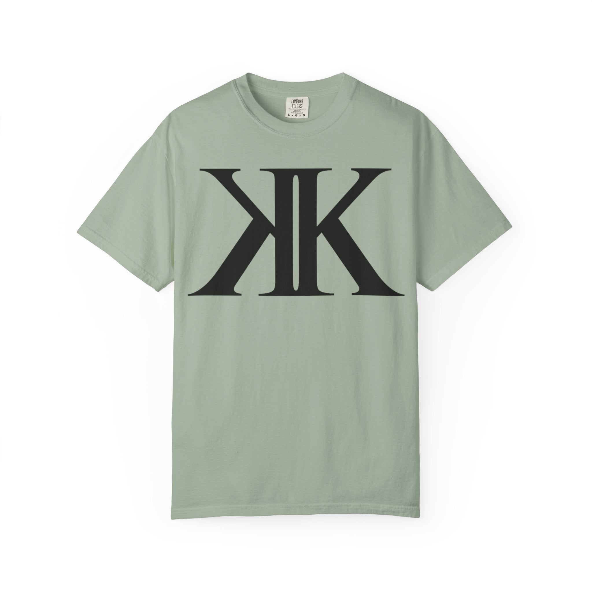 KK Monogram Tee — Bold Symmetrical Lettermark T-Shirt