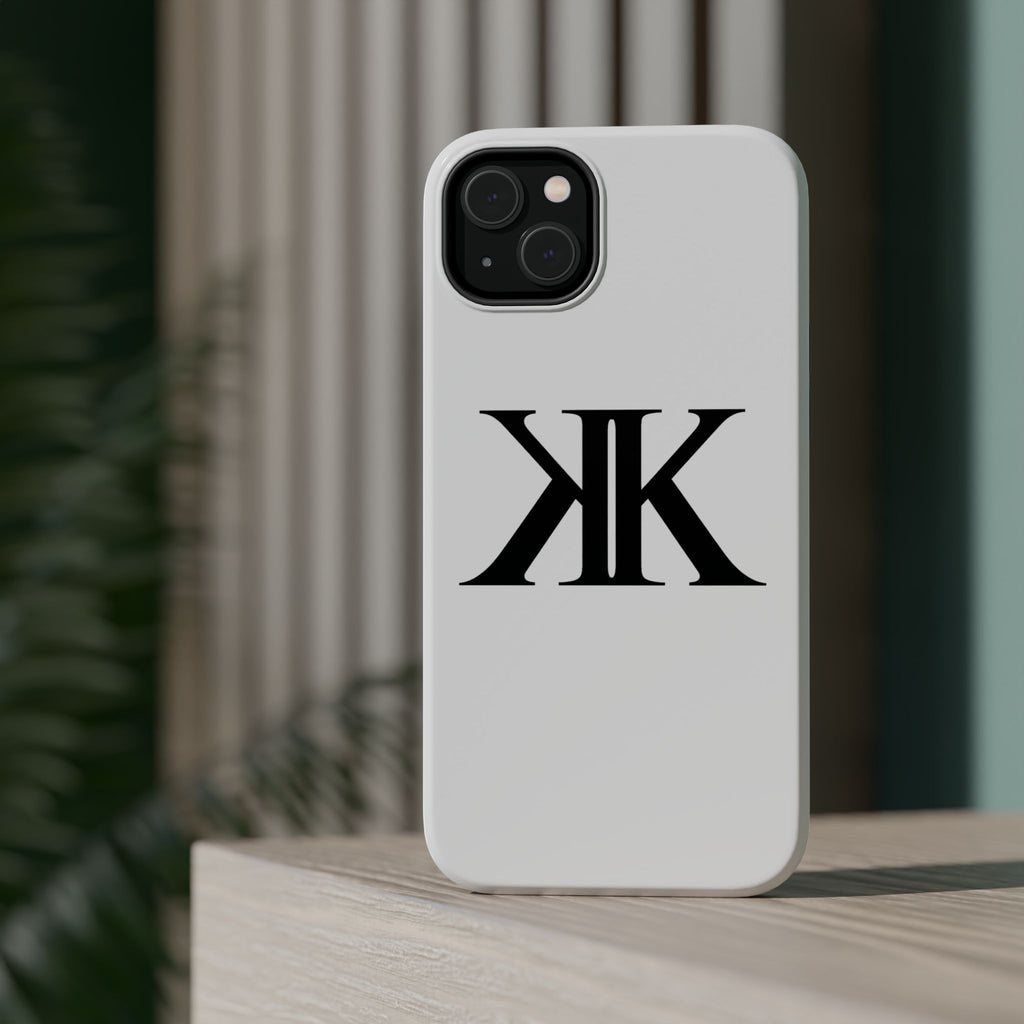 Magnetic Impact-Resistant Case with Bold KK Monogram