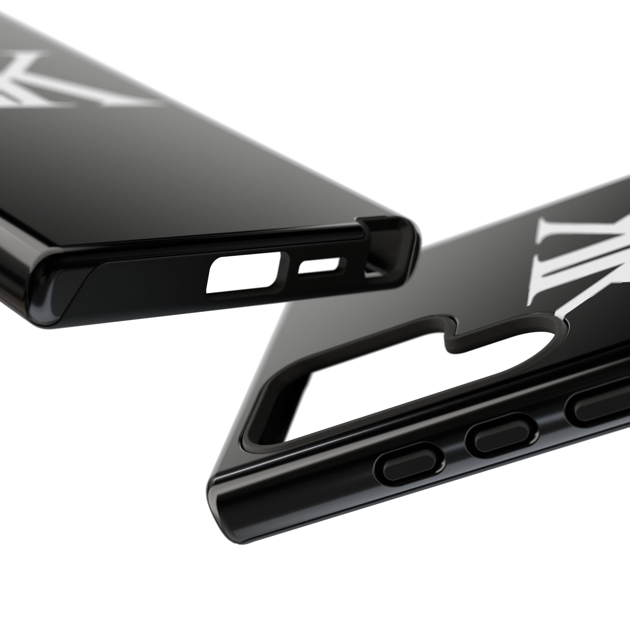 Monogram KK Phone Case BLACK — Tough Protective iPhone Cover