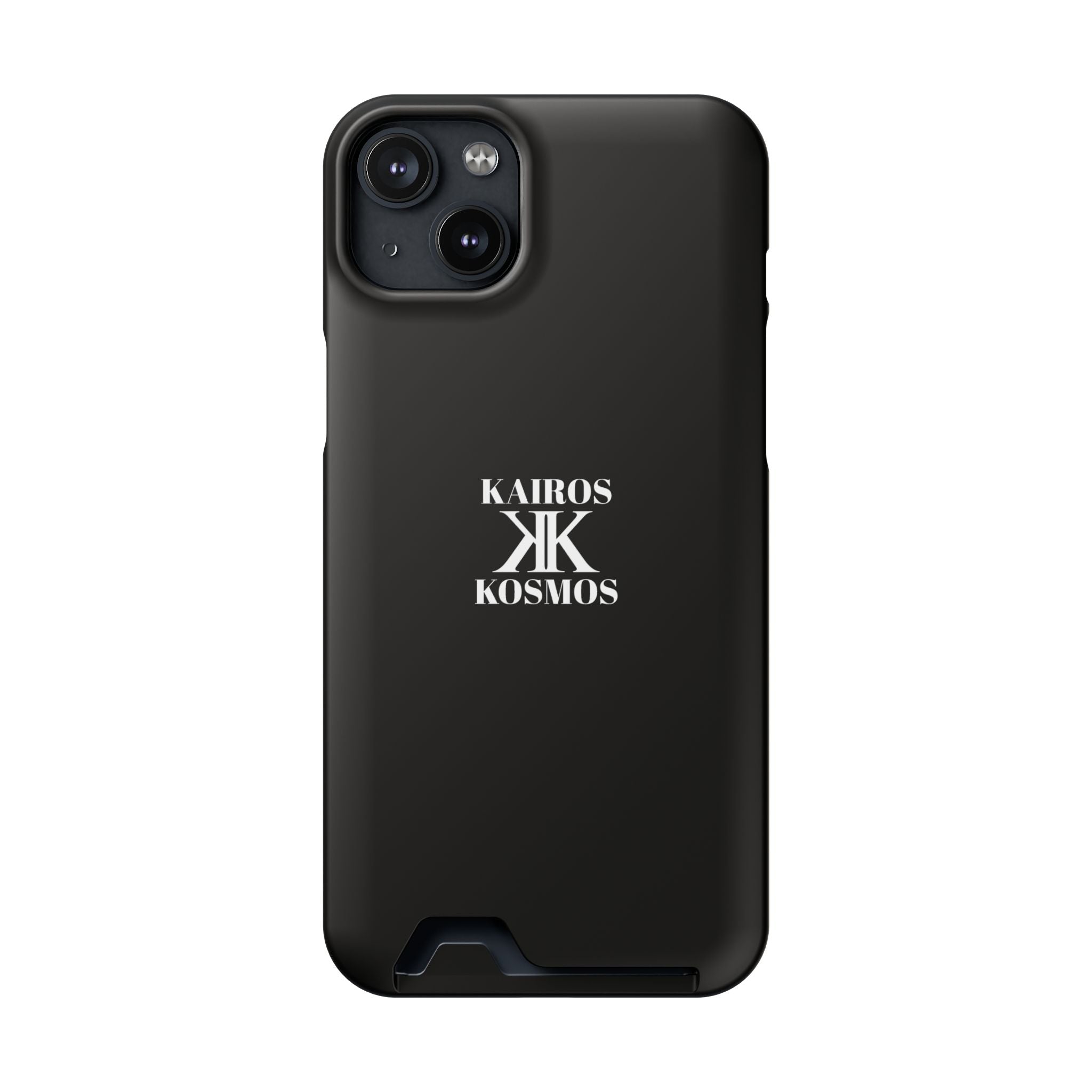 Kairos Kosmos BLACK Cardholder Phone Case — Slim Protective Wallet Case