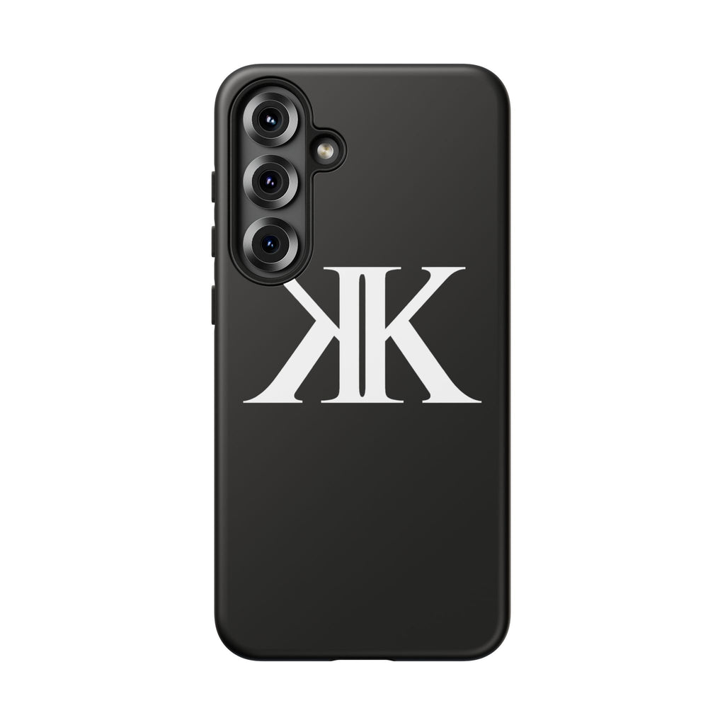 Monogram KK Phone Case BLACK — Tough Protective iPhone Cover