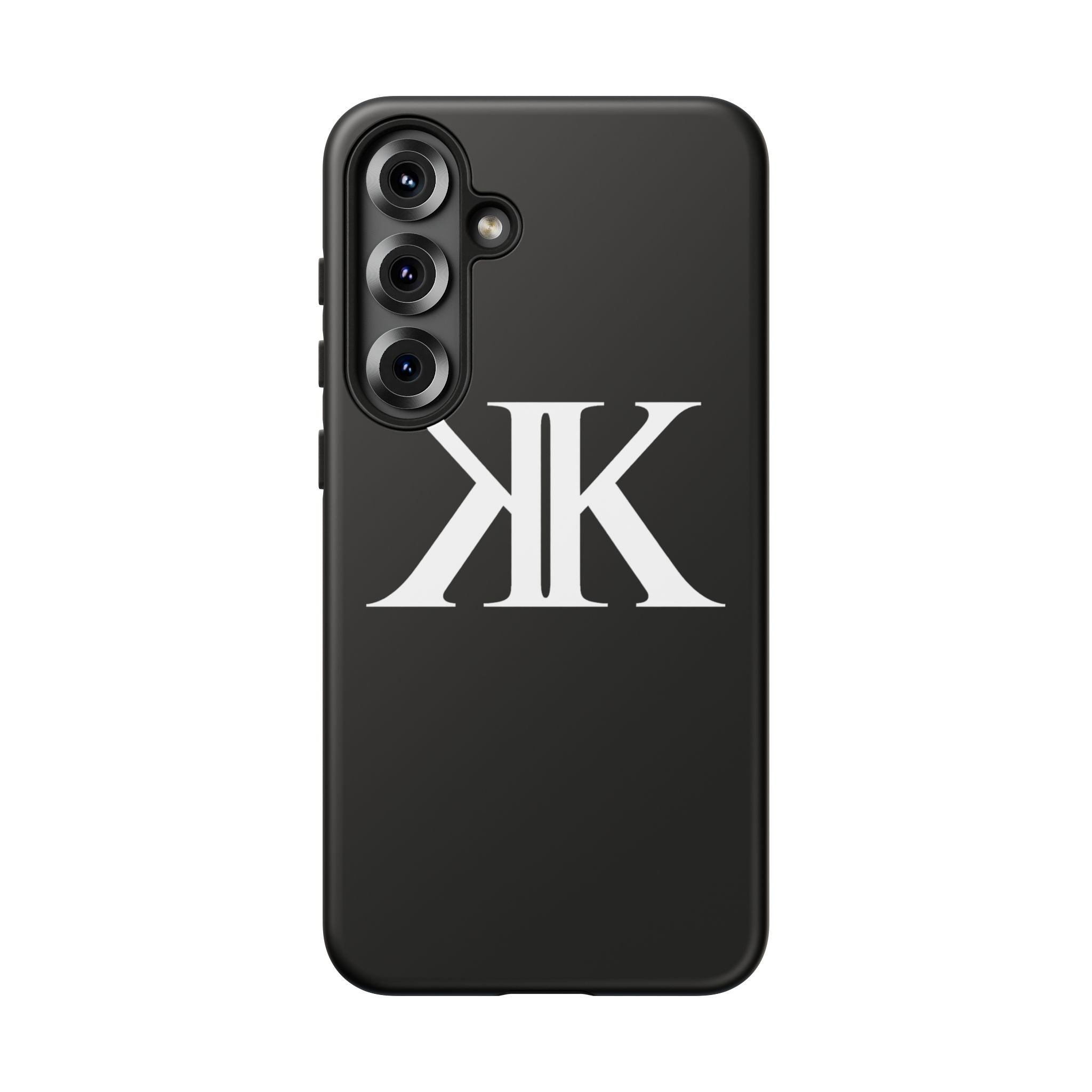 Monogram KK Phone Case BLACK — Tough Protective iPhone Cover
