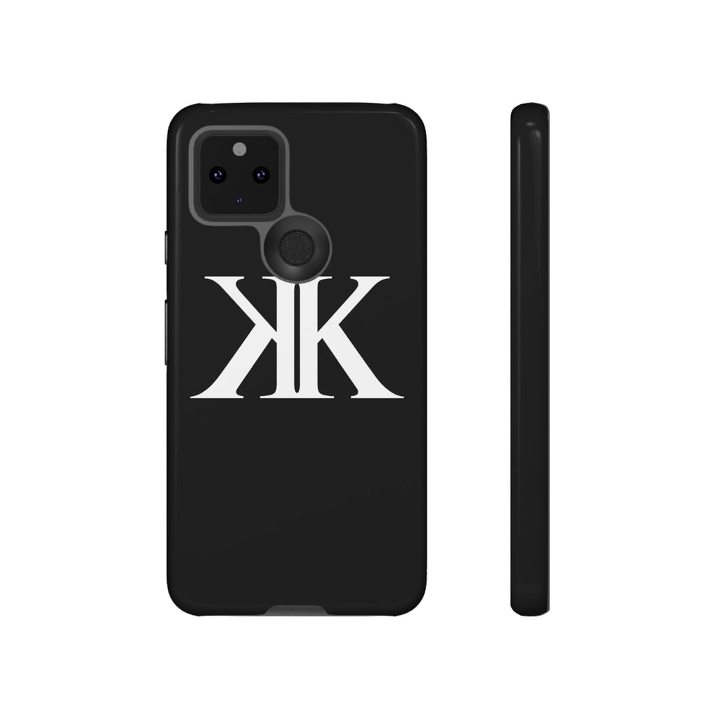 Monogram KK Phone Case BLACK — Tough Protective iPhone Cover