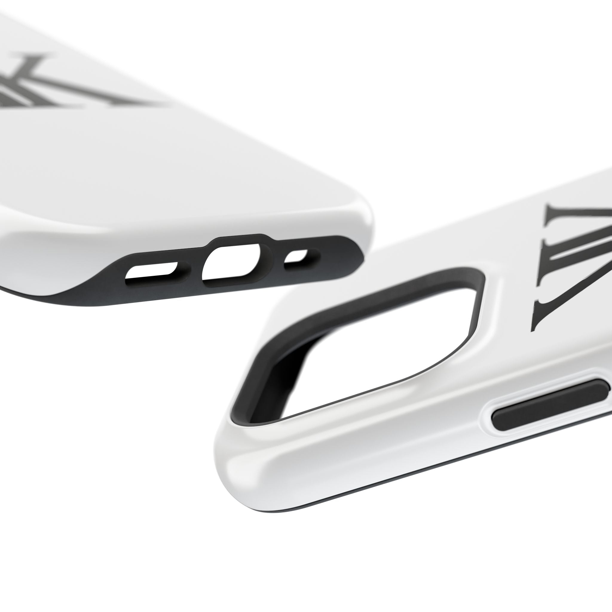 Magnetic Impact-Resistant Case with Bold KK Monogram
