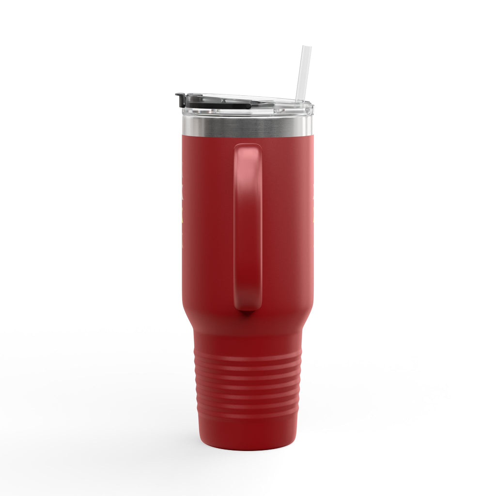 Sigil Collection 40oz Insulated Travel Mug — Vertical Monogram