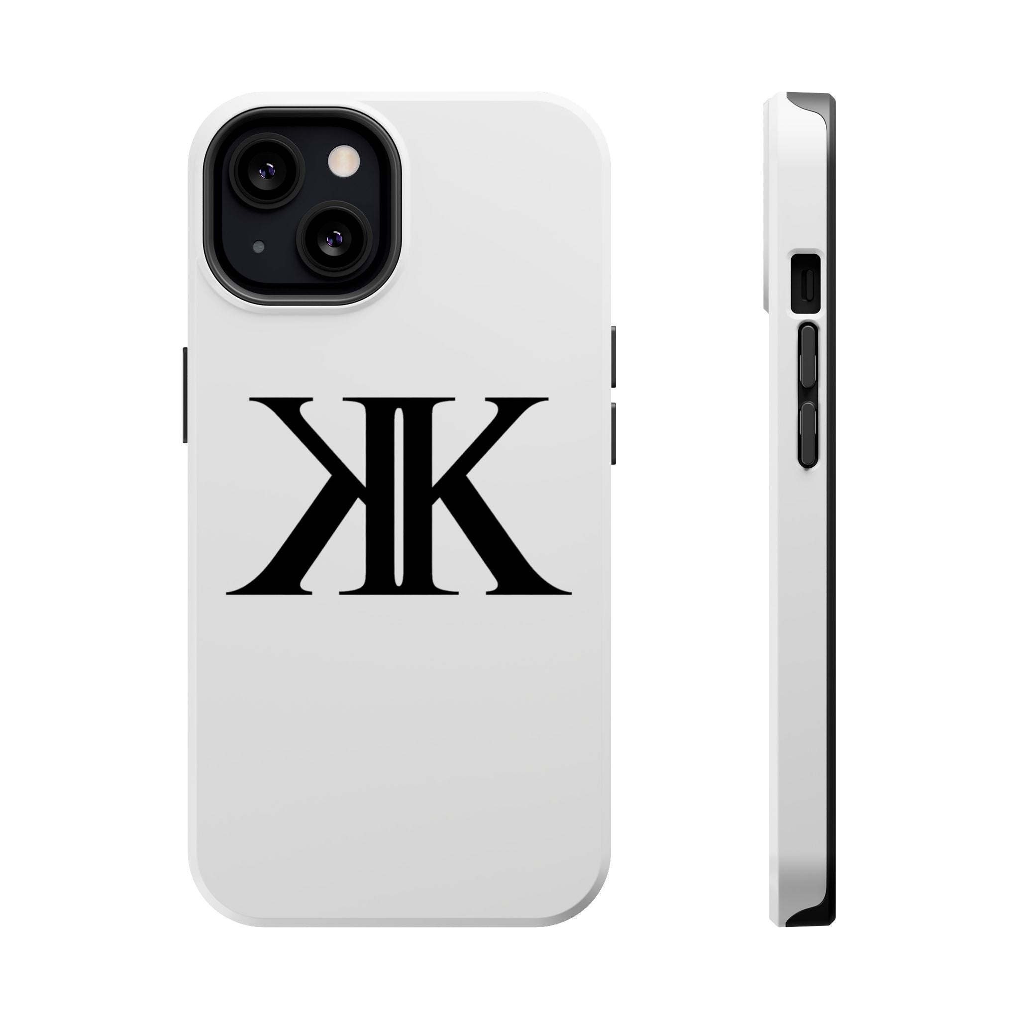 Magnetic Impact-Resistant Case with Bold KK Monogram