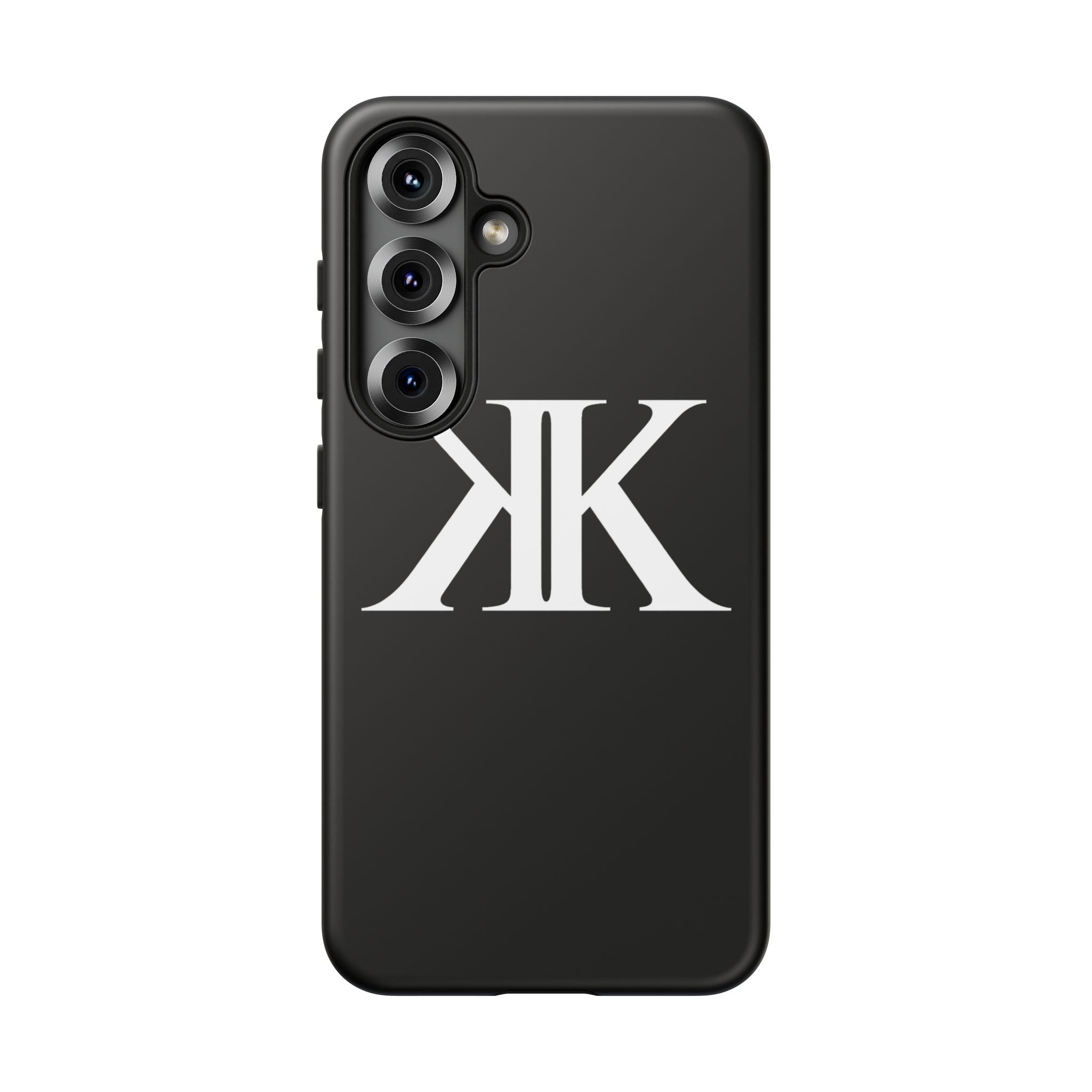 Monogram KK Phone Case BLACK — Tough Protective iPhone Cover