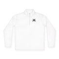 Quarter-Zip Pullover — Minimal Black KK Logo Athletic Pullover