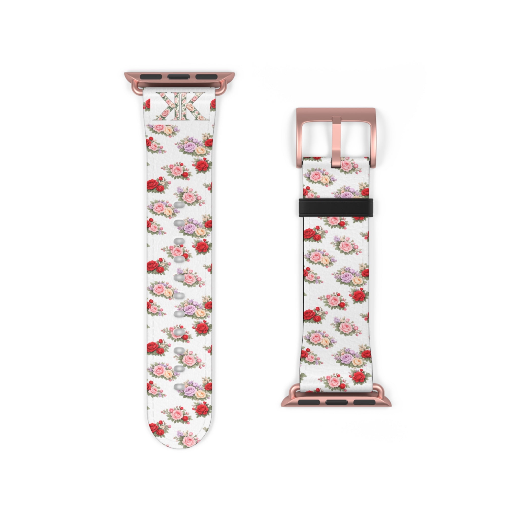 Anthos Collection Floral Vintage Watch Band — Apple Watch Strap