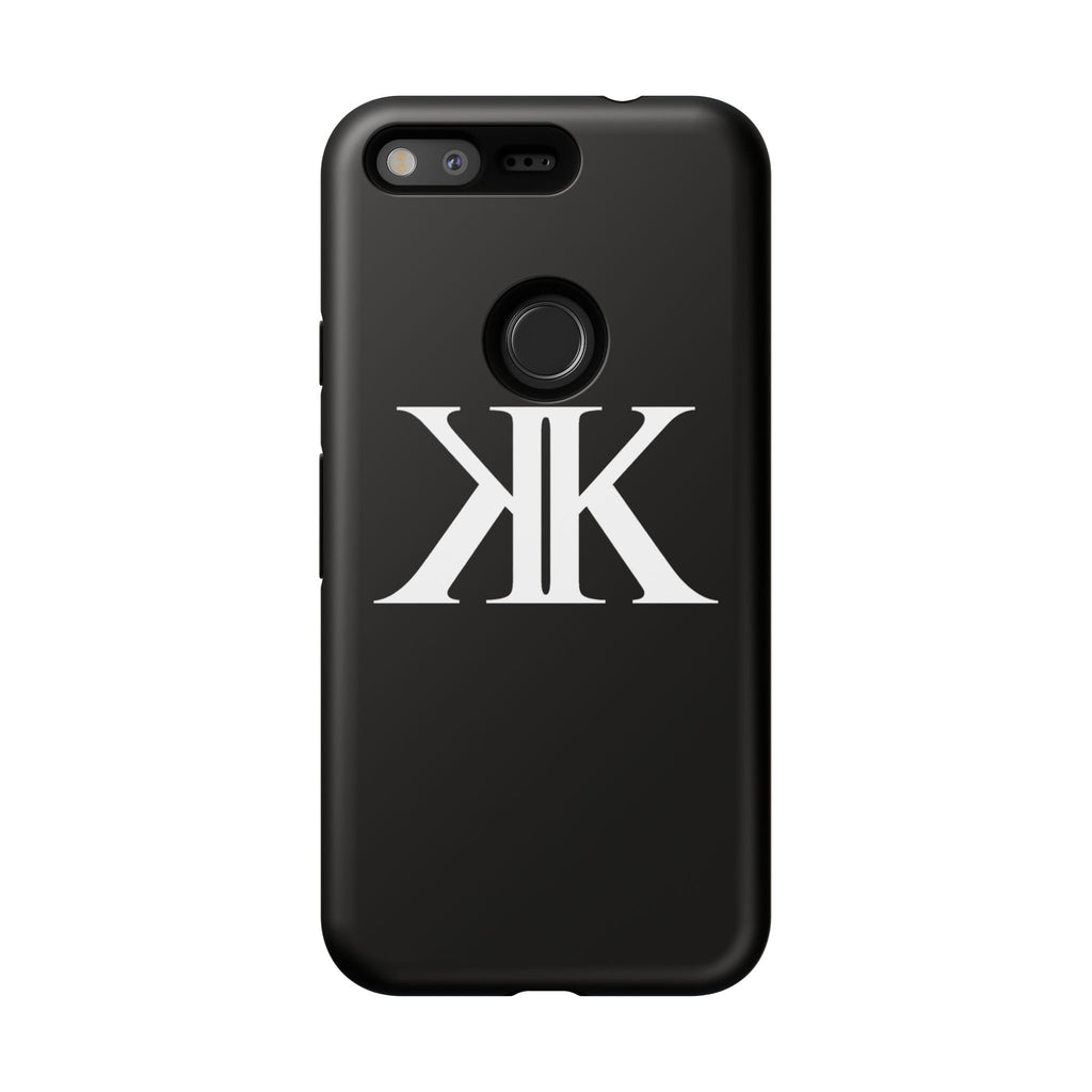 Monogram KK Phone Case BLACK — Tough Protective iPhone Cover