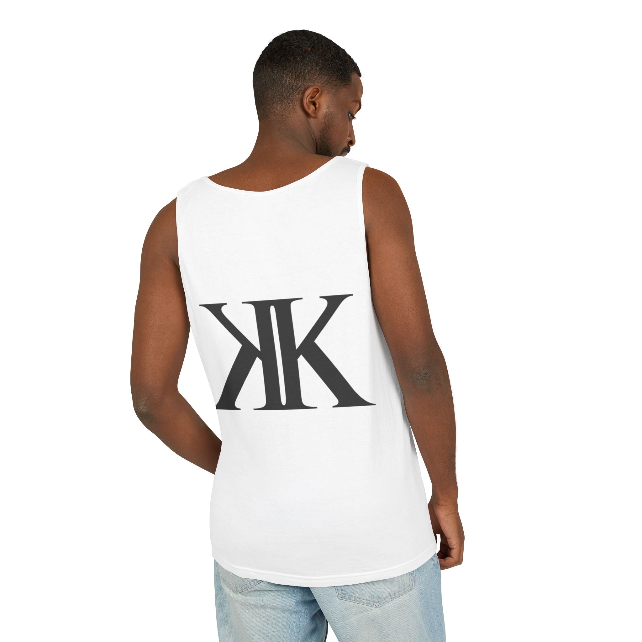 KK Monogram Tank Top — Minimalist Logo Graphic Tank