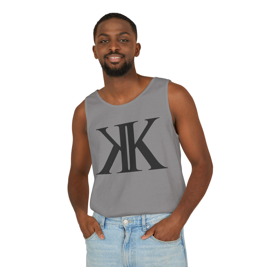 KK Monogram Tank Top — Minimalist Logo Graphic Tank