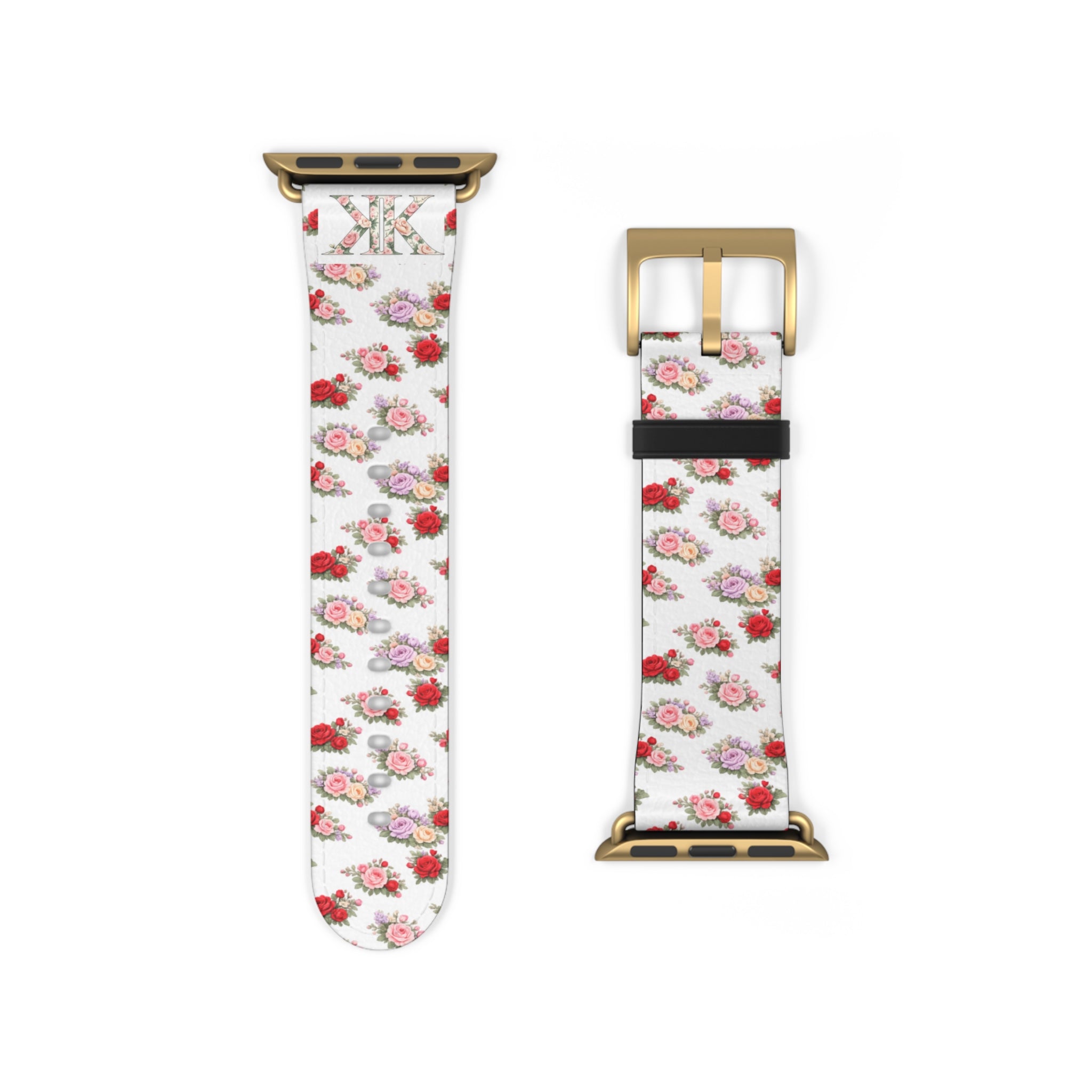 Anthos Collection Floral Vintage Watch Band — Apple Watch Strap