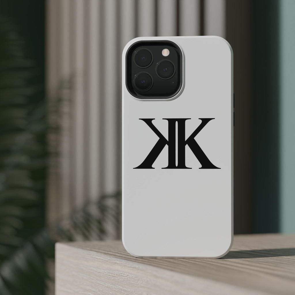 Magnetic Impact-Resistant Case with Bold KK Monogram