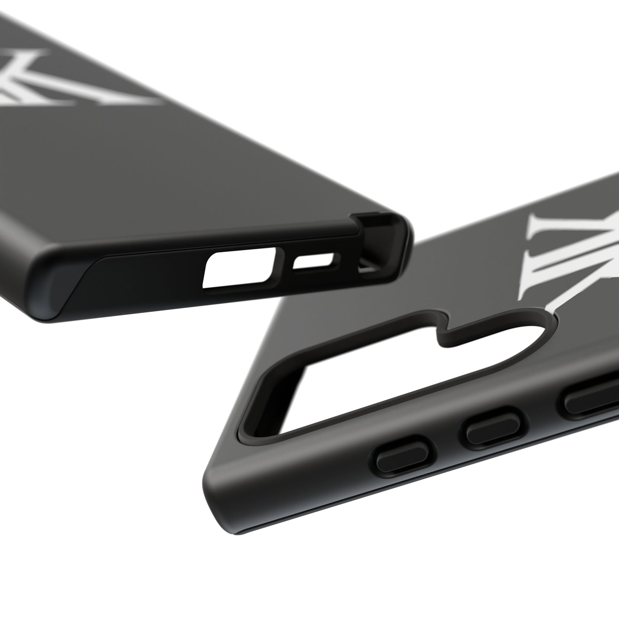 Monogram KK Phone Case BLACK — Tough Protective iPhone Cover