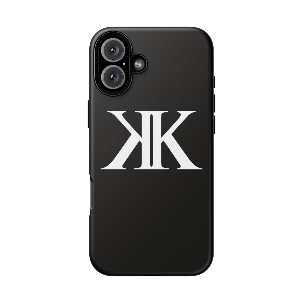 Monogram KK Phone Case BLACK — Tough Protective iPhone Cover