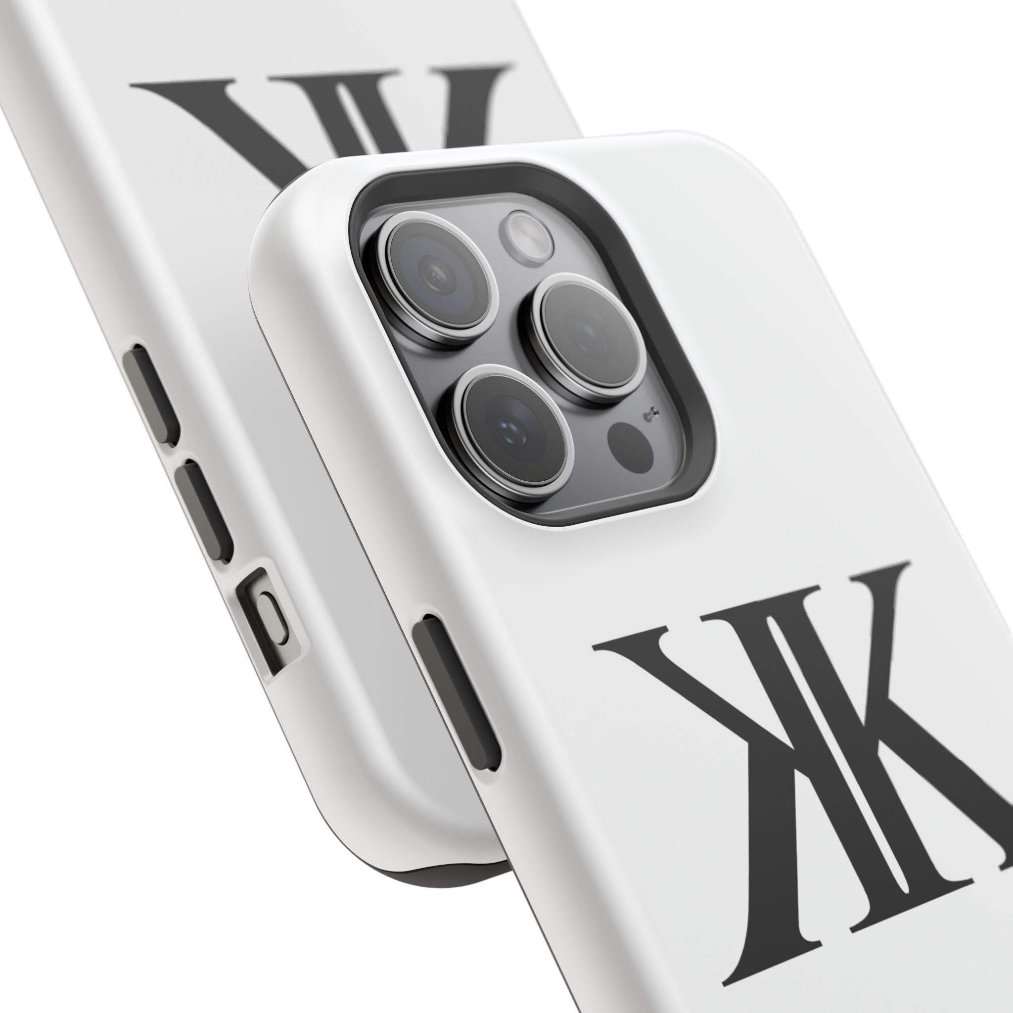 Magnetic Impact-Resistant Case with Bold KK Monogram