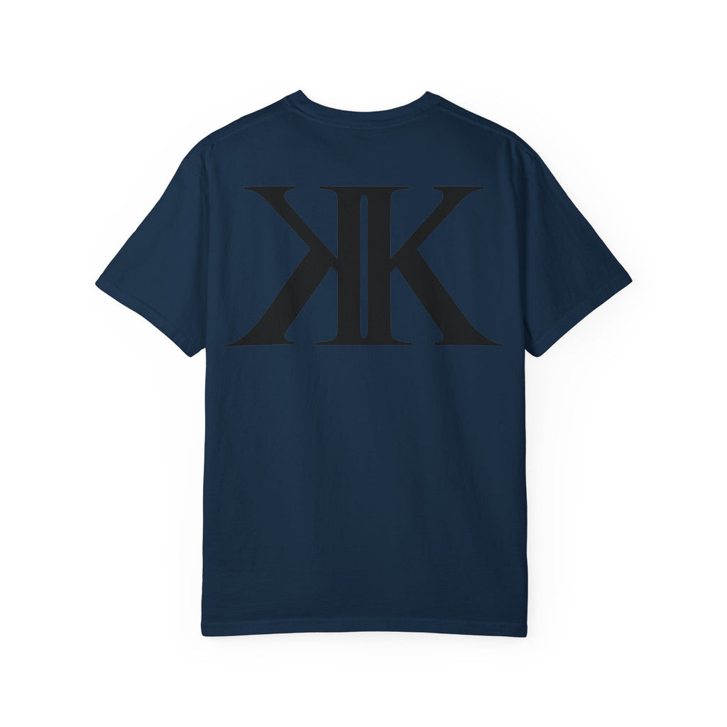 KK Monogram Tee — Bold Symmetrical Lettermark T-Shirt