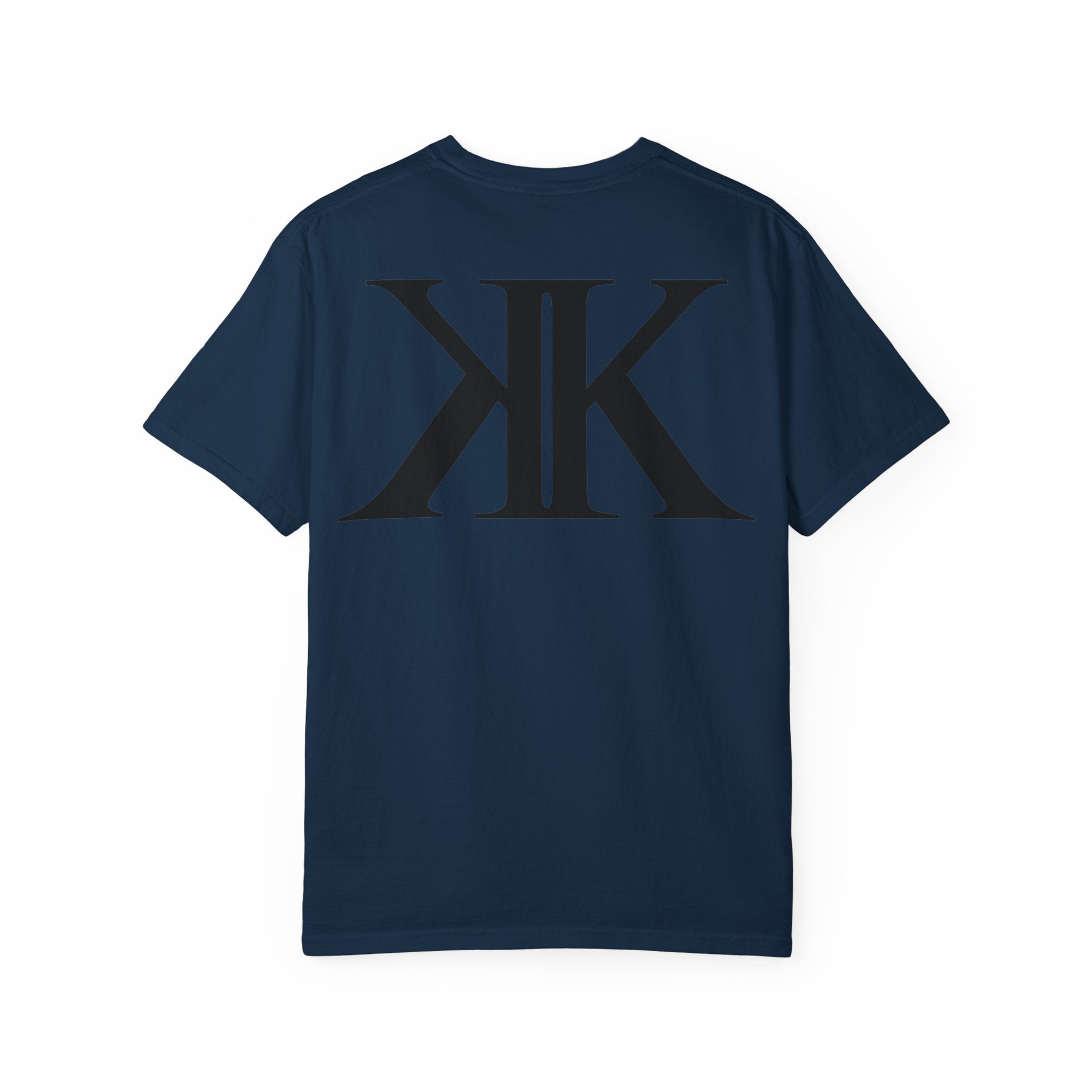 KK Monogram Tee — Bold Symmetrical Lettermark T-Shirt