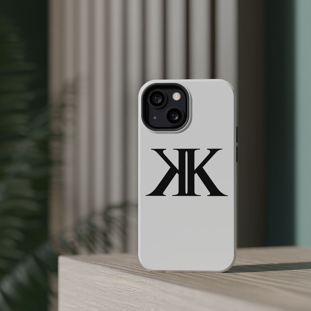 Magnetic Impact-Resistant Case with Bold KK Monogram