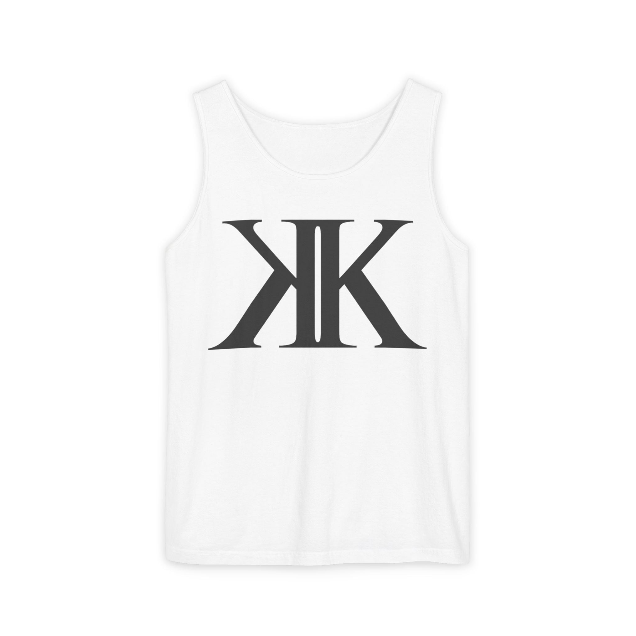 KK Monogram Tank Top — Minimalist Logo Graphic Tank