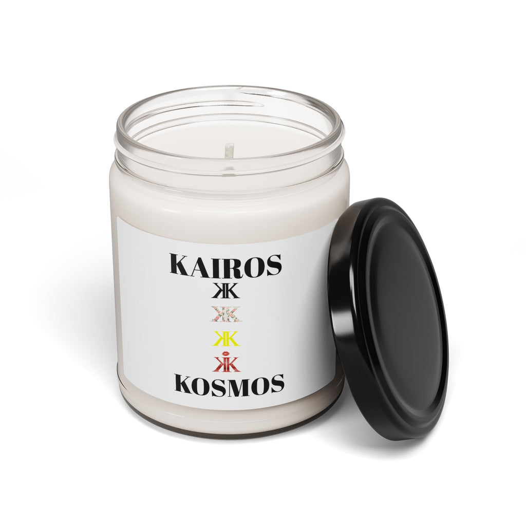 Sigil Collection Soy Candle — Kairos Kosmos Scented 9oz Jar (Minimalist Aromatherapy)