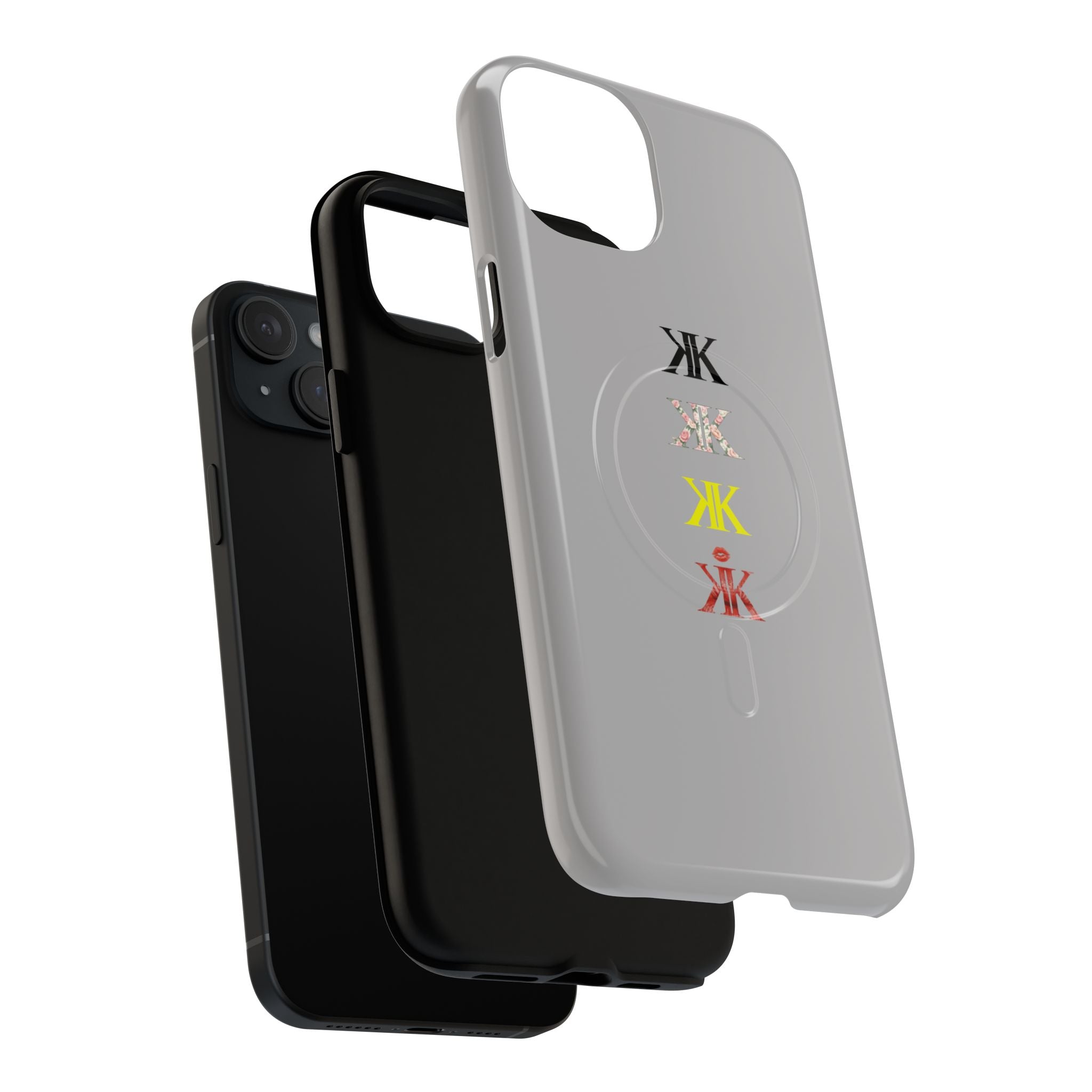 Sigil Collection Phone Case — Minimalist Monogram Stack Tough Magnetic Case