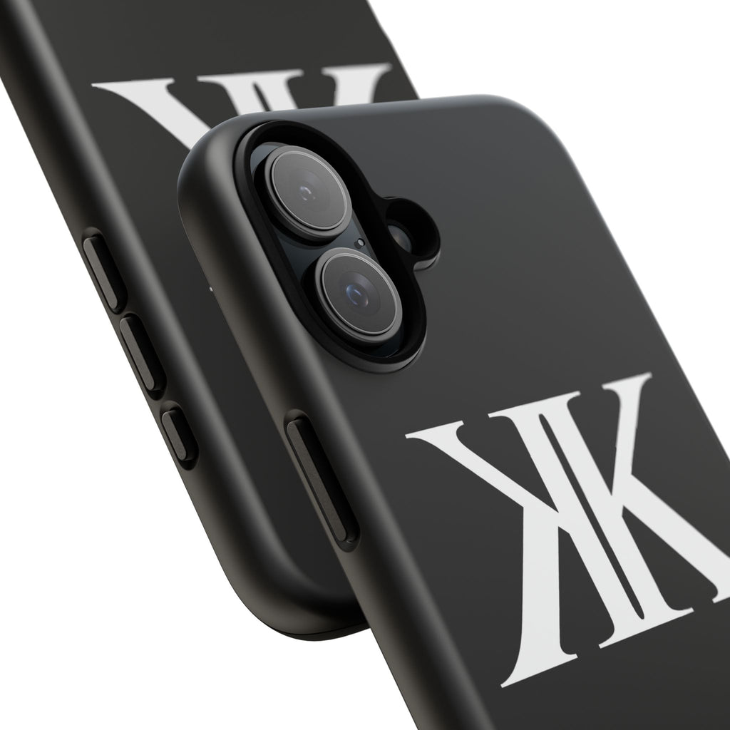 Monogram KK Phone Case BLACK — Tough Protective iPhone Cover