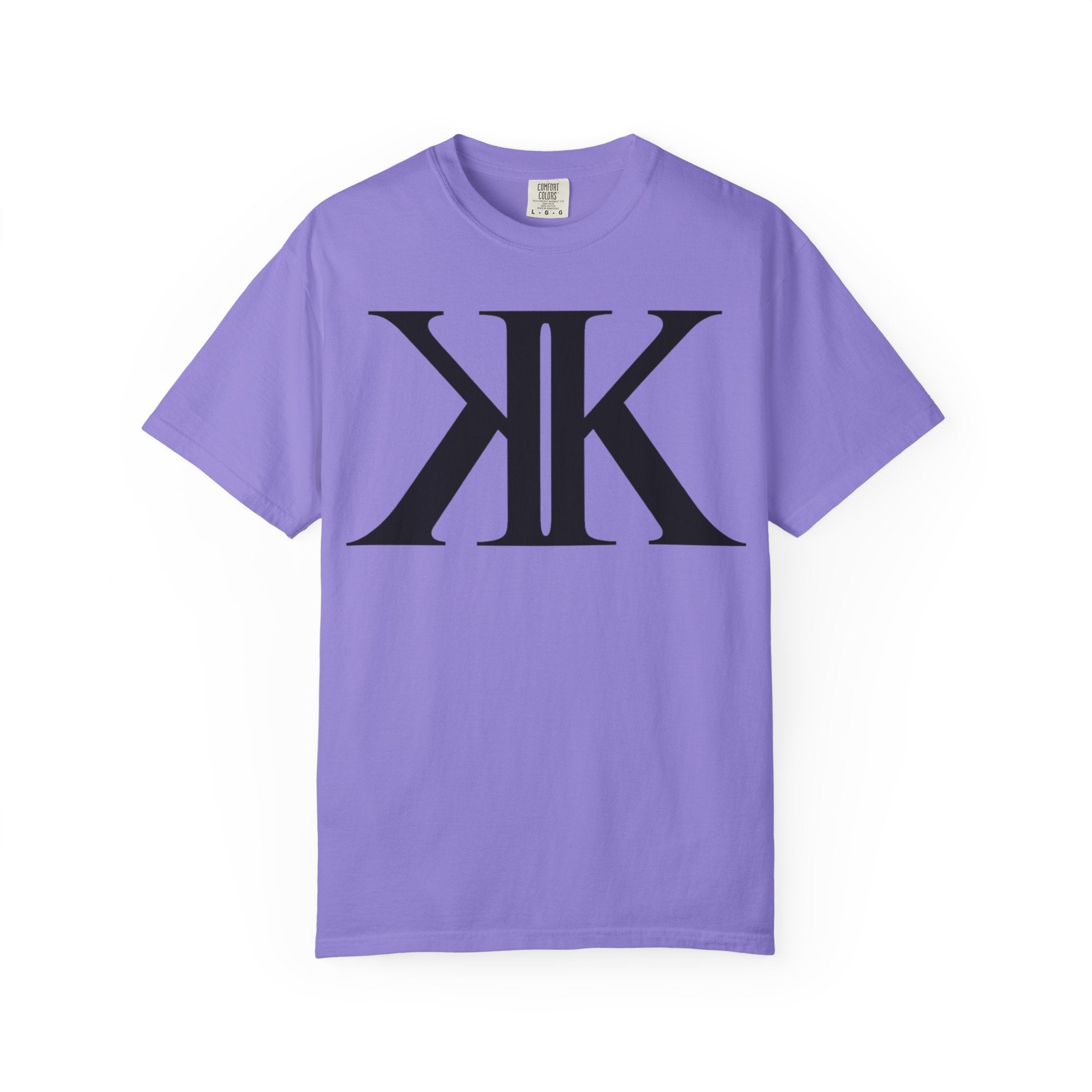KK Monogram Tee — Bold Symmetrical Lettermark T-Shirt