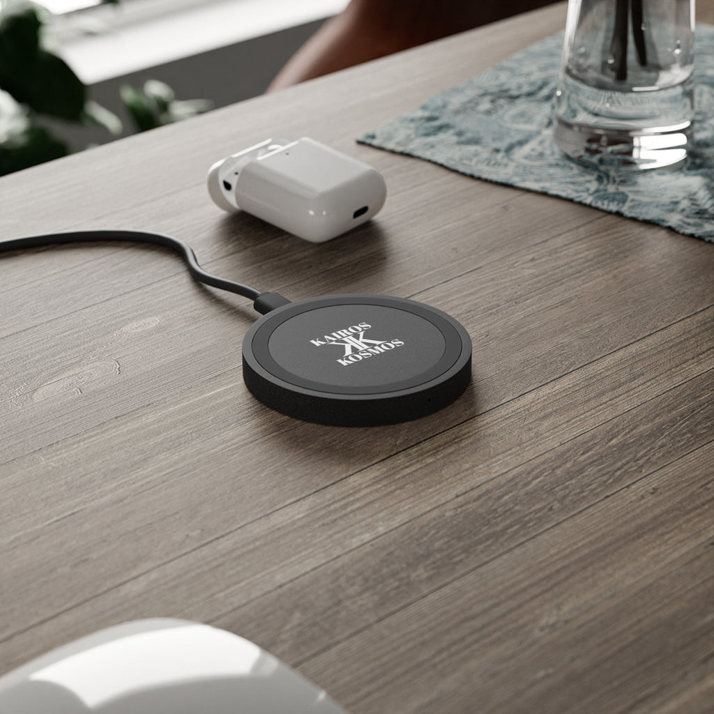 Wireless Charging Pad BLACK — Kairos Kosmos Fast Qi Charger