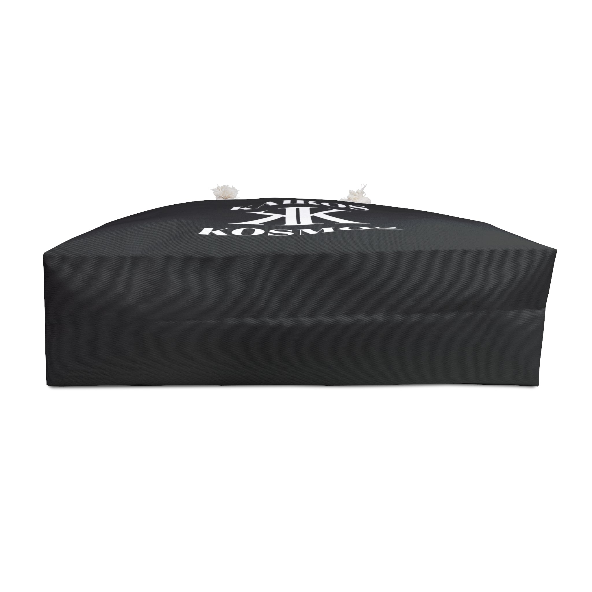 Kairos Kosmos BLACK Weekender Bag — Oversized Travel Tote with Rope Handles