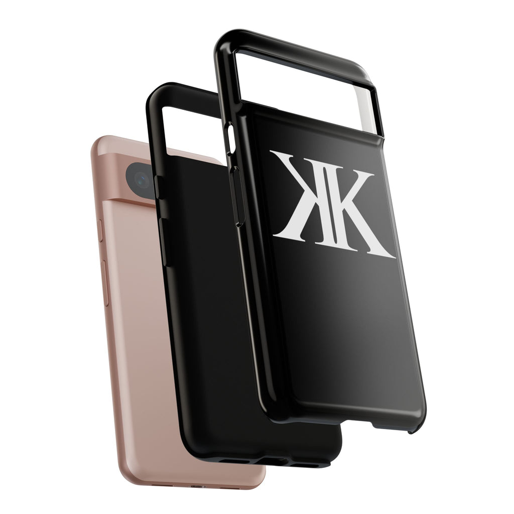 Monogram KK Phone Case BLACK — Tough Protective iPhone Cover