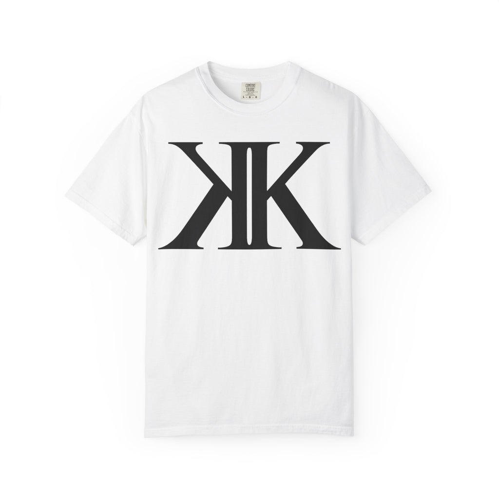 KK Monogram Tee — Bold Symmetrical Lettermark T-Shirt