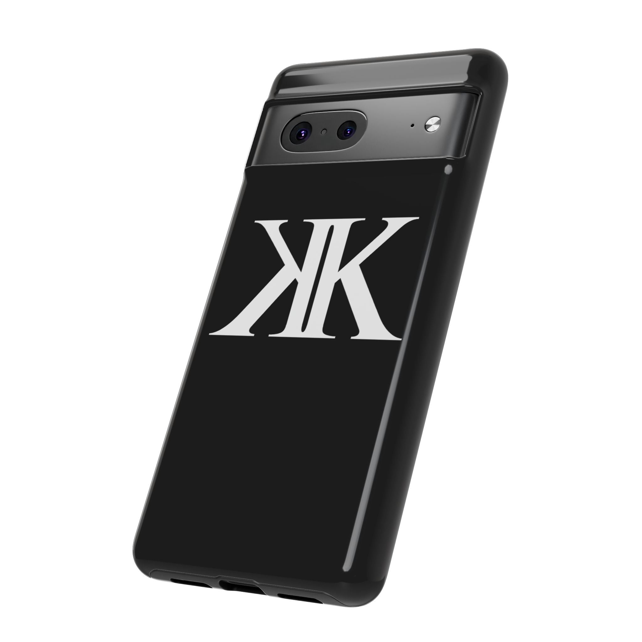 Monogram KK Phone Case BLACK — Tough Protective iPhone Cover