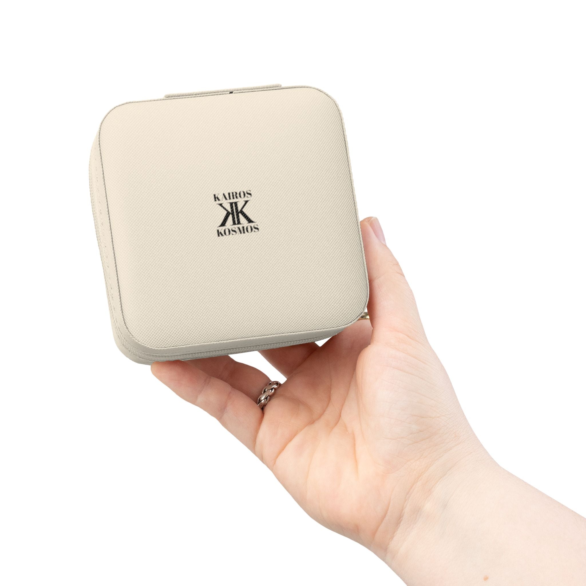 Compact Travel Jewelry Case — Portable Ring & Earring Organizer