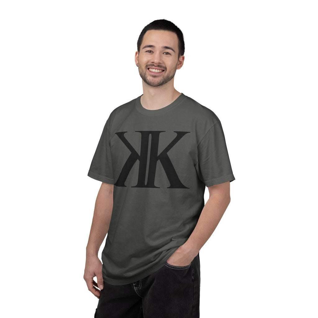 KK Monogram Tee — Bold Symmetrical Lettermark T-Shirt
